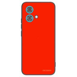 Fekete szilikon tok az alábbi mobiltelefonokra Motorola Edge 40 Neo - Maranello Red
