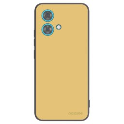 Fekete szilikon tok az alábbi mobiltelefonokra Motorola Edge 40 Neo - Canary Crystal