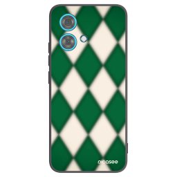 Fekete szilikon tok az alábbi mobiltelefonokra Motorola Edge 40 Neo - Emerald Diamond