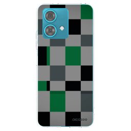 Átlátszó szilikon tok az alábbi mobiltelefonokra Motorola Edge 40 Neo - Block Grid
