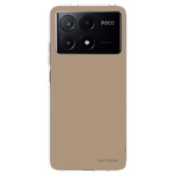 Átlátszó szilikon tok az alábbi mobiltelefonokra Xiaomi Poco X6 Pro - Soft Sand