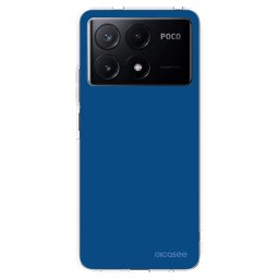 Átlátszó szilikon tok az alábbi mobiltelefonokra Xiaomi Poco X6 Pro - Navy Blue