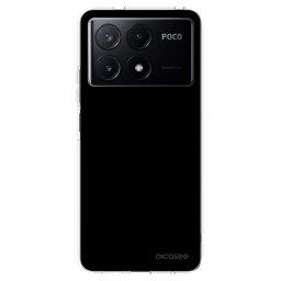 Átlátszó szilikon tok az alábbi mobiltelefonokra Xiaomi Poco X6 Pro - Black Bliss