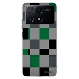 Átlátszó szilikon tok az alábbi mobiltelefonokra Xiaomi Poco X6 Pro - Block Grid