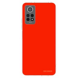 Átlátszó szilikon tok az alábbi mobiltelefonokra Xiaomi Redmi Note 12 Pro 4G - Maranello Red
