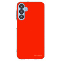 Átlátszó szilikon tok az alábbi mobiltelefonokra Samsung Galaxy A15 A156B 5G - Maranello Red