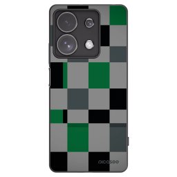 Fekete szilikon tok az alábbi mobiltelefonokra Xiaomi Redmi Note 13 Pro 4G - Block Grid