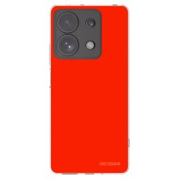 Átlátszó szilikon tok az alábbi mobiltelefonokra Xiaomi Redmi Note 13 Pro 4G - Maranello Red