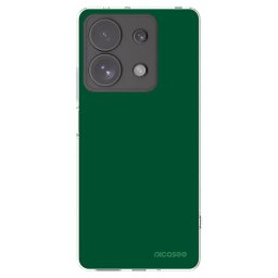 Átlátszó szilikon tok az alábbi mobiltelefonokra Xiaomi Redmi Note 13 Pro 4G - Green Gleam