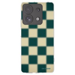 Átlátszó szilikon tok az alábbi mobiltelefonokra Xiaomi Redmi Note 13 Pro 4G - Shadow Chess