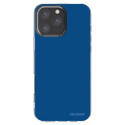 Átlátszó szilikon tok az alábbi mobiltelefonokra Apple iPhone 16 Pro Max - Navy Blue