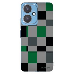 Átlátszó szilikon tok az alábbi mobiltelefonokra Xiaomi Redmi 13C 5G - Block Grid