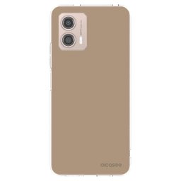 Átlátszó szilikon tok az alábbi mobiltelefonokra Motorola Moto G53 5G - Soft Sand