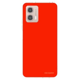 Átlátszó szilikon tok az alábbi mobiltelefonokra Motorola Moto G53 5G - Maranello Red