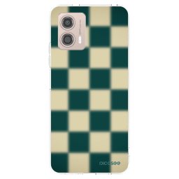 Átlátszó szilikon tok az alábbi mobiltelefonokra Motorola Moto G53 5G - Shadow Chess