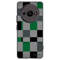 Fekete szilikon tok az alábbi mobiltelefonokra Xiaomi Redmi A3 - Block Grid