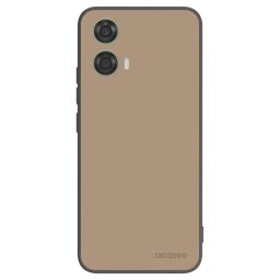 Fekete szilikon tok az alábbi mobiltelefonokra Motorola Moto G24 - Soft Sand