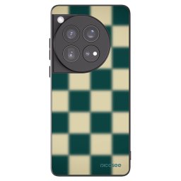 Fekete szilikon tok az alábbi mobiltelefonokra OnePlus 12 5G - Shadow Chess