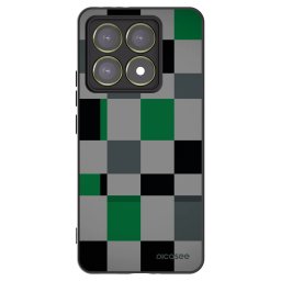 Fekete szilikon tok az alábbi mobiltelefonokra Xiaomi 14T - Block Grid