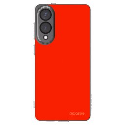 Átlátszó szilikon tok az alábbi mobiltelefonokra Samsung Galaxy S25 Edge 5G - Maranello Red