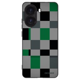 Fekete szilikon tok az alábbi mobiltelefonokra Xiaomi Poco X7 Pro 5G - Block Grid