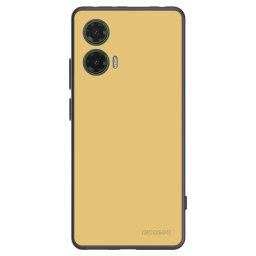 Fekete szilikon tok az alábbi mobiltelefonokra Motorola Moto G35 5G - Canary Crystal
