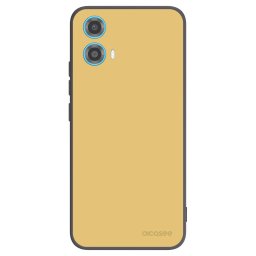 Fekete szilikon tok az alábbi mobiltelefonokra Motorola Moto G34 5G - Canary Crystal