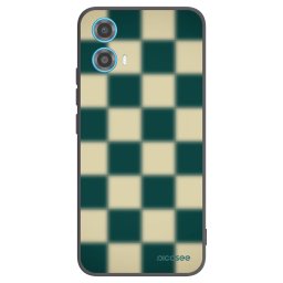 Fekete szilikon tok az alábbi mobiltelefonokra Motorola Moto G34 5G - Shadow Chess