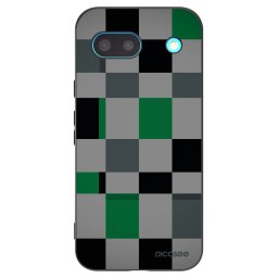 Fekete szilikon tok az alábbi mobiltelefonokra Google Pixel 8 - Block Grid