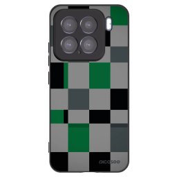 Fekete szilikon tok az alábbi mobiltelefonokra Xiaomi 15 - Block Grid