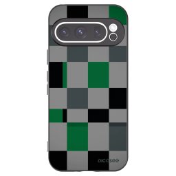 Fekete szilikon tok az alábbi mobiltelefonokra Google Pixel 9 Pro - Block Grid