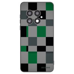 Fekete szilikon tok az alábbi mobiltelefonokra OnePlus 13 5G - Block Grid