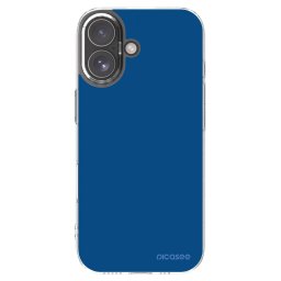 Átlátszó szilikon tok az alábbi mobiltelefonokra Apple iPhone 17 - Navy Blue