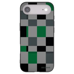 Fekete szilikon tok az alábbi mobiltelefonokra Apple iPhone Air - Block Grid