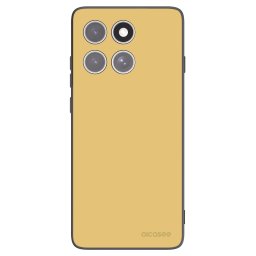 Fekete szilikon tok az alábbi mobiltelefonokra Motorola Edge 60 Pro - Canary Crystal