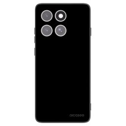 Fekete szilikon tok az alábbi mobiltelefonokra Motorola Edge 60 Pro - Black Bliss