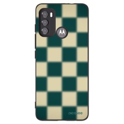 Fekete szilikon tok az alábbi mobiltelefonokra Motorola Edge 60 5G - Shadow Chess