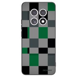 Fekete szilikon tok az alábbi mobiltelefonokra Xiaomi Redmi Note 15 - Block Grid