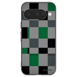 Fekete szilikon tok az alábbi mobiltelefonokra Google Pixel 10 - Block Grid