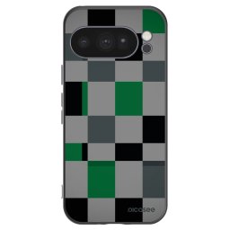 Fekete szilikon tok az alábbi mobiltelefonokra Google Pixel 10 Pro - Block Grid