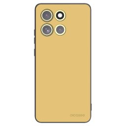 Fekete szilikon tok az alábbi mobiltelefonokra Motorola Moto G86 Power 5G - Canary Crystal