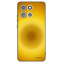 Fekete szilikon tok az alábbi mobiltelefonokra Motorola Moto G86 Power 5G - Solar Pulse
