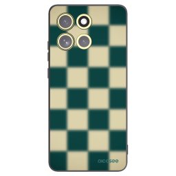 Fekete szilikon tok az alábbi mobiltelefonokra Motorola Moto G86 Power 5G - Shadow Chess