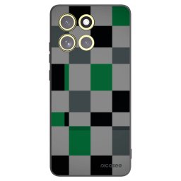 Fekete szilikon tok az alábbi mobiltelefonokra Motorola Moto G86 Power 5G - Block Grid