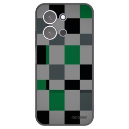 Fekete szilikon tok az alábbi mobiltelefonokra Xiaomi Redmi 15C 5G - Block Grid