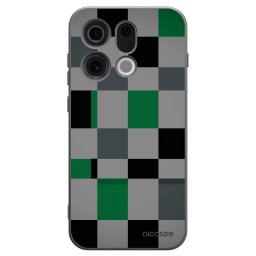 Fekete szilikon tok az alábbi mobiltelefonokra OPPO Find X9 - Block Grid