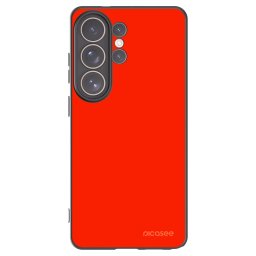 Fekete szilikon tok az alábbi mobiltelefonokra Samsung Galaxy S26 Ultra - Maranello Red