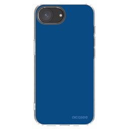 Átlátszó szilikon tok az alábbi mobiltelefonokra Apple iPhone 17e - Navy Blue