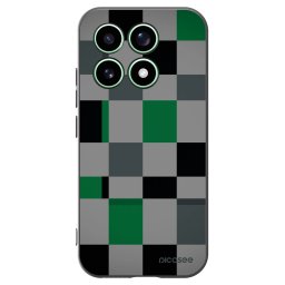 Fekete szilikon tok az alábbi mobiltelefonokra Xiaomi 17 - Block Grid