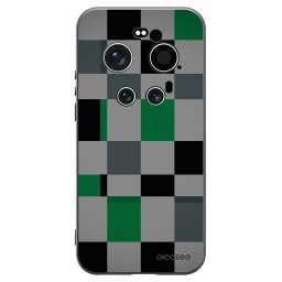 Fekete szilikon tok az alábbi mobiltelefonokra Xiaomi 17 Ultra - Block Grid